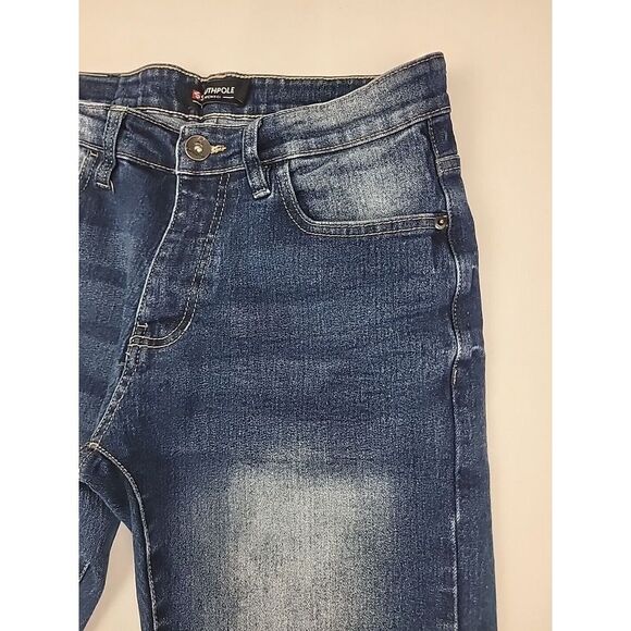 Vintage Southpole Bermuda Jean Shorts Men's 30x11 Y2K Jorts Acid Wash Preppy - Picture 4 of 12